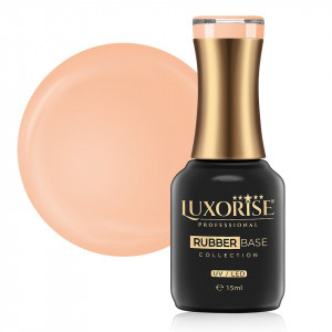 Rubber Base LUXORISE Pastel Collection, Milky Orange 15ml