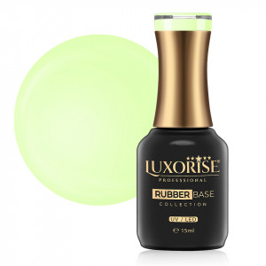 Rubber Base LUXORISE Pastel Collection, Pastel Pistachio 15ml