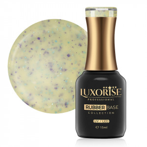 Rubber Base LUXORISE Sparkling Collection, Citrus Heart 15ml