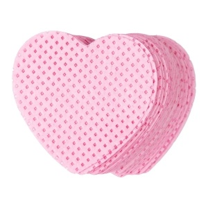 Servetele Unghii Lint Free SensoPRO Milano, 200 buc, Pink Heart - Img 3