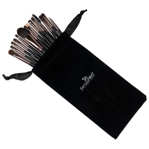 Set 15 Pensule Machiaj Profesionale SensoPRO Milano Travel Black + CADOU - Img 2