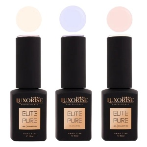Set 3 Oje Semipermanente LUXORISE Elite - Spring Pastel - Limited edition