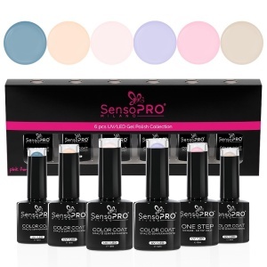 Set 6 Oje Semipermanente 10ml SensoPRO Milano, Bride Smile
