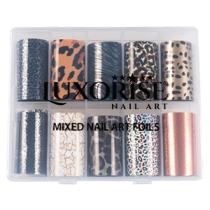 Set Folii Transfer LUXORISE #47 Animal Print, Set 10 buc - Img 3