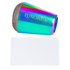 Stampila Unghii Silicon cu Racleta Starlight Dust, LUXORISE - Img 4