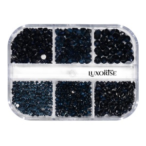 Strasuri Unghii LUXORISE Midnight Beauty, 6 modele - Img 1
