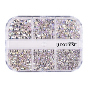 Strasuri Unghii LUXORISE Precious Moonstone, 6 modele - Img 1