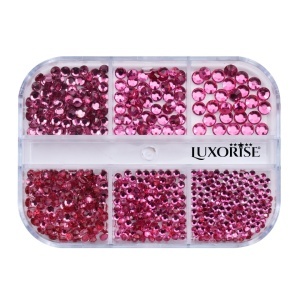 Strasuri Unghii LUXORISE Ruby Temptation, 6 modele - Img 2