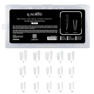 Tipsuri Reutilizabile REVOMAX Two-Piece System Stiletto LUXORISE pentru Polygel si Gel - Img 3