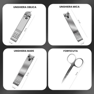 Trusa Manichiura SensoPRO Milano 12 piese - Powder Pink - Img 3