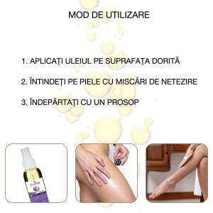 Ulei dupa Epilare cu Lavanda SensoPRO Milano - 100 ml - Img 2