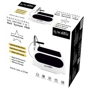 Aparat Manichiura 3 in 1 - Aspirator, Freza, Lampa LED Iluminat - LUXORISE - Img 8
