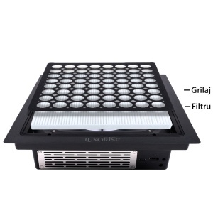 Aspirator Praf Unghii Incorporabil MATRIX SYSTEM PRO - LUXORISE, Black - Img 2