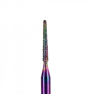 Capat Freza Unghii Diamant Cuticule LUXORISE Rainbow Cone, fina #251 - Img 2