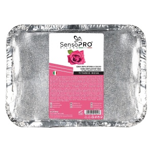 Ceara epilat traditionala SensoPRO Titanio Rosa, 500 g
