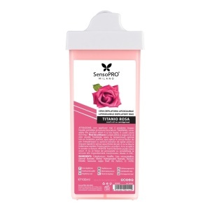 Ceara Epilat Unica Folosinta SensoPRO Milano, Rezerva Titanio Rosa 100ml, Aplicator Ingust - Img 2