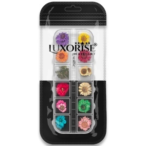 Flori Uscate Unghii LUXORISE - Flower Dream, 12 modele - Img 3