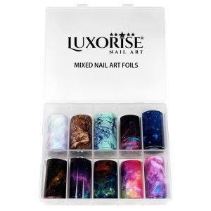 Folie Transfer LUXORISE #14 Cosmos, Set 10 buc - Img 2