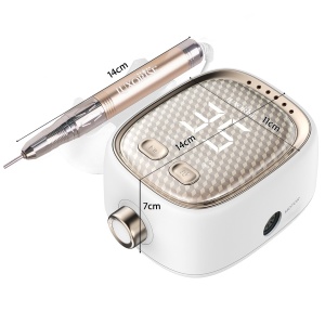 Freza Unghii QuantumX PRO 35.000RPM - LUXORISE, Gold - Img 2