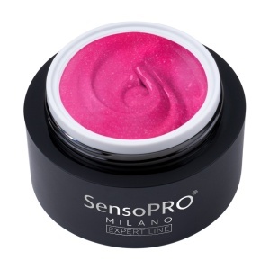 Gel Colorat UV SensoPRO Milano Expert Line - Garnet Glitz 5ml - Img 3
