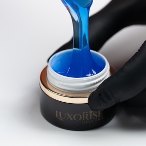 Gel Constructie RevoFlex GlassStyle LUXORISE, 15ml - Bluebird Delight - Img 4