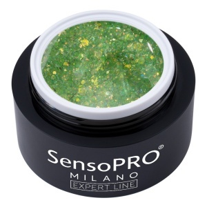 Gel Constructie Unghii Expert Line Petal Glow SensoPRO Milano - Mint Flora, 15ml