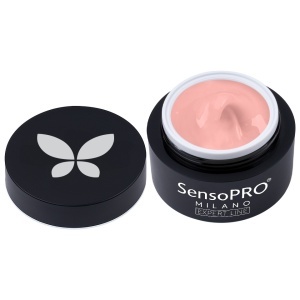 Gel Constructie Unghii Expert Line SensoPRO Milano - Milky Toffee 15ml - Img 2