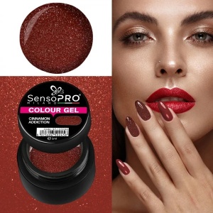 Gel UV Colorat Cinnamon Addiction 5ml, SensoPRO Milano - Img 2