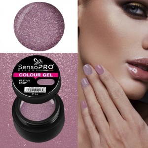 Gel UV Colorat Festive Fairy 5ml, SensoPRO Milano - Img 3