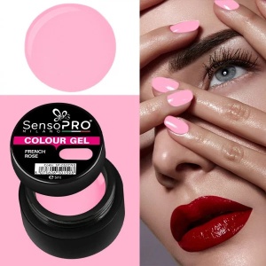 Gel UV Colorat French Rose 5ml, SensoPRO Milano - Img 4