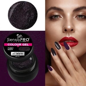 Gel UV Colorat Funky Night 5ml, SensoPRO Milano - Img 4