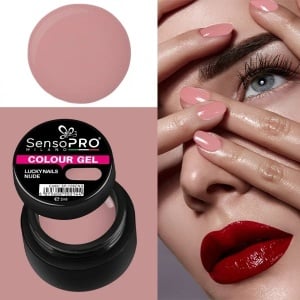 Gel UV Colorat Lucky Nails Nude, SensoPRO Milano - Img 2