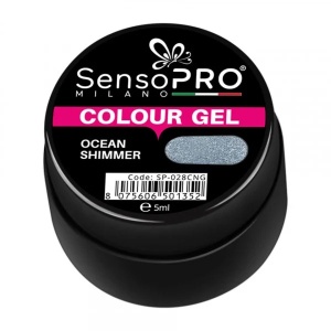 Gel UV Colorat Ocean Shimmer 5ml, SensoPRO Milano - Img 4