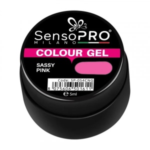 Gel UV Colorat Sassy Pink 5ml, SensoPRO Milano - Img 2