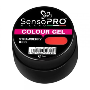 Gel UV Colorat Strawberry Kiss 5ml, SensoPRO Milano - Img 2