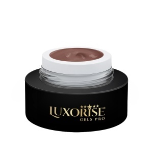 Gel UV Nail Art Babyboomer LUXORISE Cushion Ombre Velvet - Amber Rouge, 2ml - Img 2