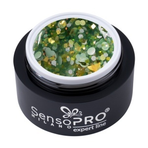 Gel UV Transparent Bloom Dream, SensoPRO Milano Expert Line - Glitz Style 5ml - Img 4