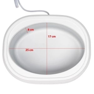Incalzitor Parafina Profesional iTouch SPA 360 LUXORISE 2000ml, alb - Img 8