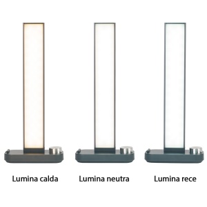 Lampa LED Profesionala Manichiura / Cosmetica LUXORISE StellarFrame PRO, Titanium Silver - Img 7