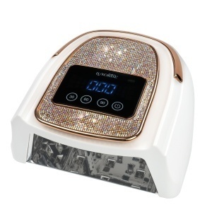 Lampa UV/LED 120W DiamondGlow Elite - LUXORISE, Rose Gold - Img 5