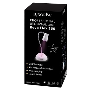 Lampa UV LED Unghii cu Acumulator RevoFlex 360 - LUXORISE - Img 2
