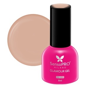 Oja Semipermanenta Glamour Gel SensoPRO Milano - #21 Remastered Nude, 8ml