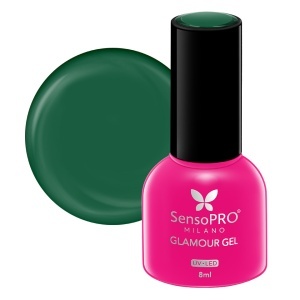 Oja Semipermanenta Glamour Gel SensoPRO Milano - #41 Iced Matcha, 8ml