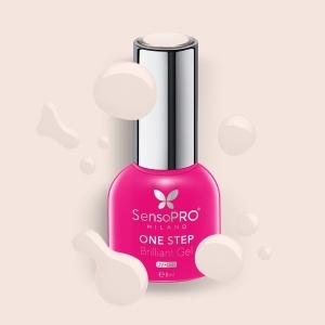 Oja Semipermanenta One Step Brilliant Gel SensoPRO Milano - #30 Love Effect, 8ml - Img 2