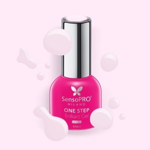Oja Semipermanenta One Step Brilliant Gel SensoPRO Milano - #60 Angel Energy, 8ml - Img 2
