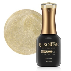 Oja Semipermanenta Revolux LUXORISE, Golden Muse 15ml