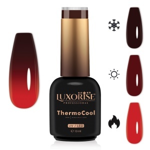 Oja Semipermanenta Termica 3 Culori LUXORISE ThermoCool, Finest Look 10ml - Img 1