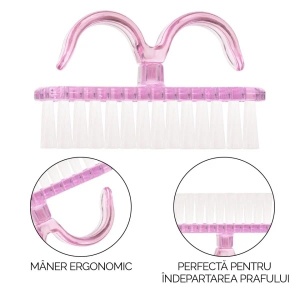 Perie Praf Unghii SensoPRO Milano - Crystal Pink - Img 2
