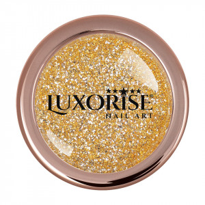 Pigment Unghii LUXORISE Platinum, Gold Queen - Img 3
