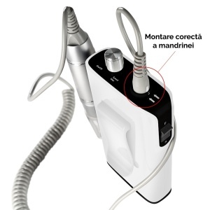 Pila Electrica Portabila REVOLUTION ULTRA - LUXORISE , 30.000 RPM, White - Img 4